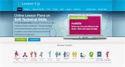 Desktop Screenshot of lesson-up.net